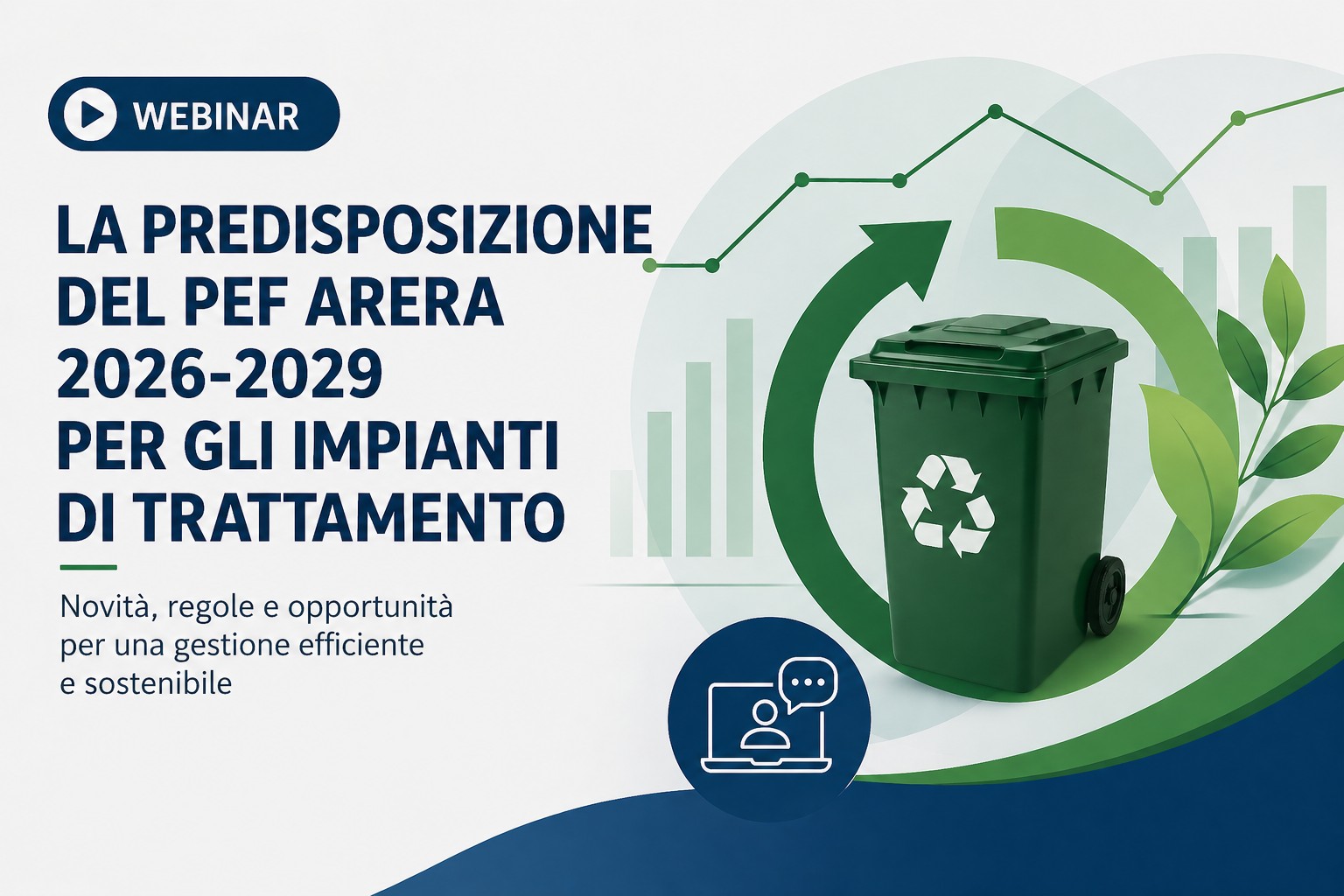 Webinar Ti Forma_La predisposizione del PEF ARERA 2026-2029 per gli impianti di trattamento: novità e conferme del MTR-3 di cui alla Delibera ARERA 397/2025. I nuovi chiarimenti applicativi e gli schemi tipo approvati con Det. 1/DTAC/2026 del 13.04.202